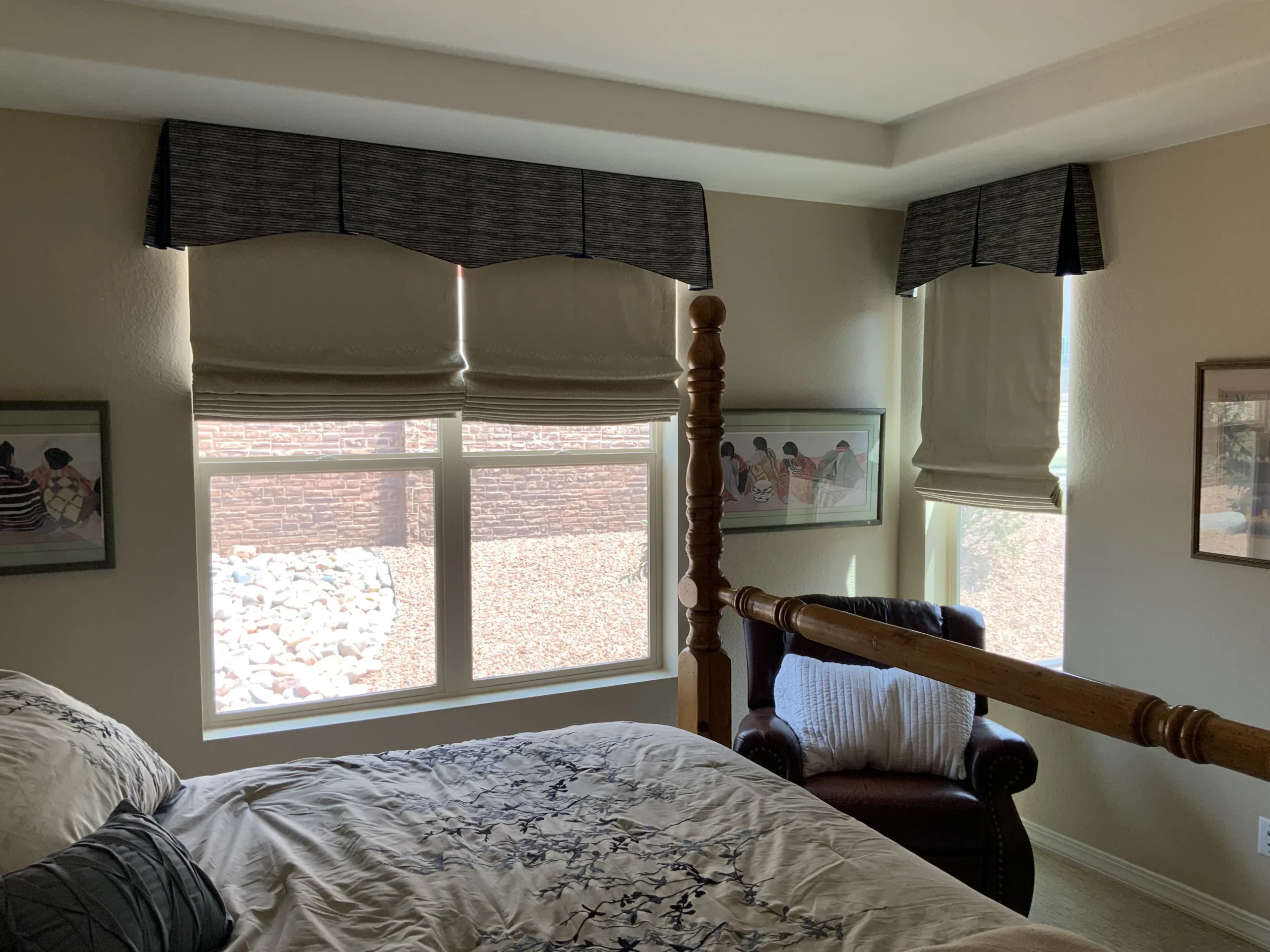valances gray solid window covering gallery
